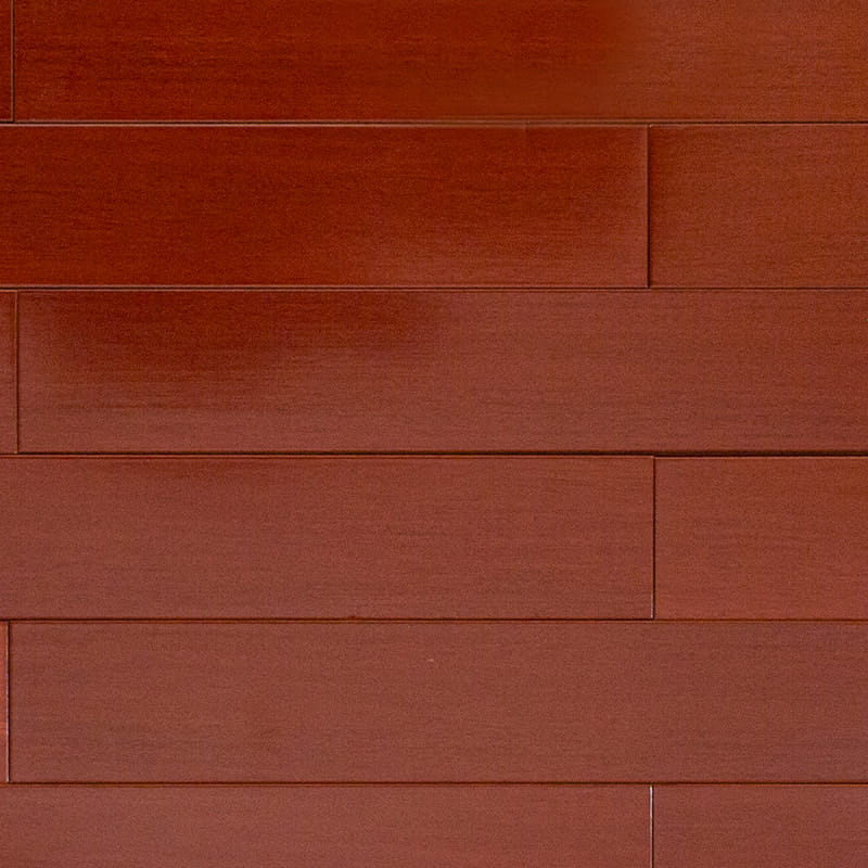 Padauk Röd Brun Matt massivt trägolv