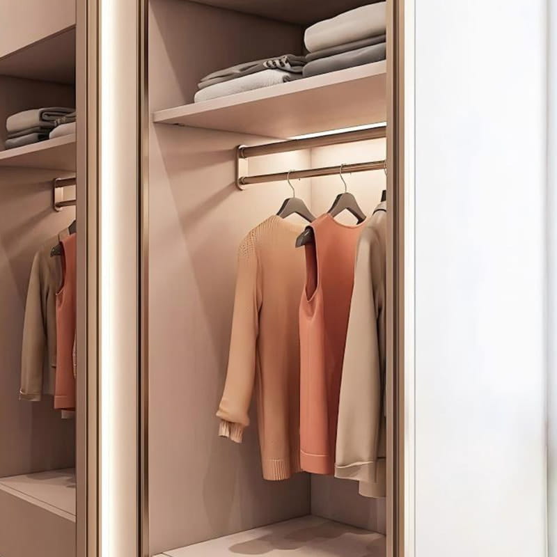 Versailles Minimalistisk Touch-Matte upplyst klädkammare