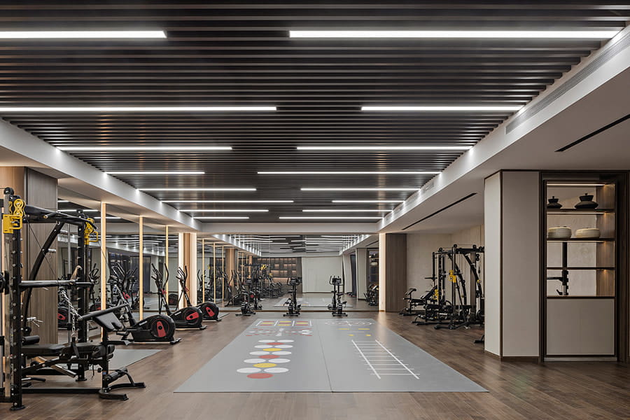 Lyxigt fitnesscenter